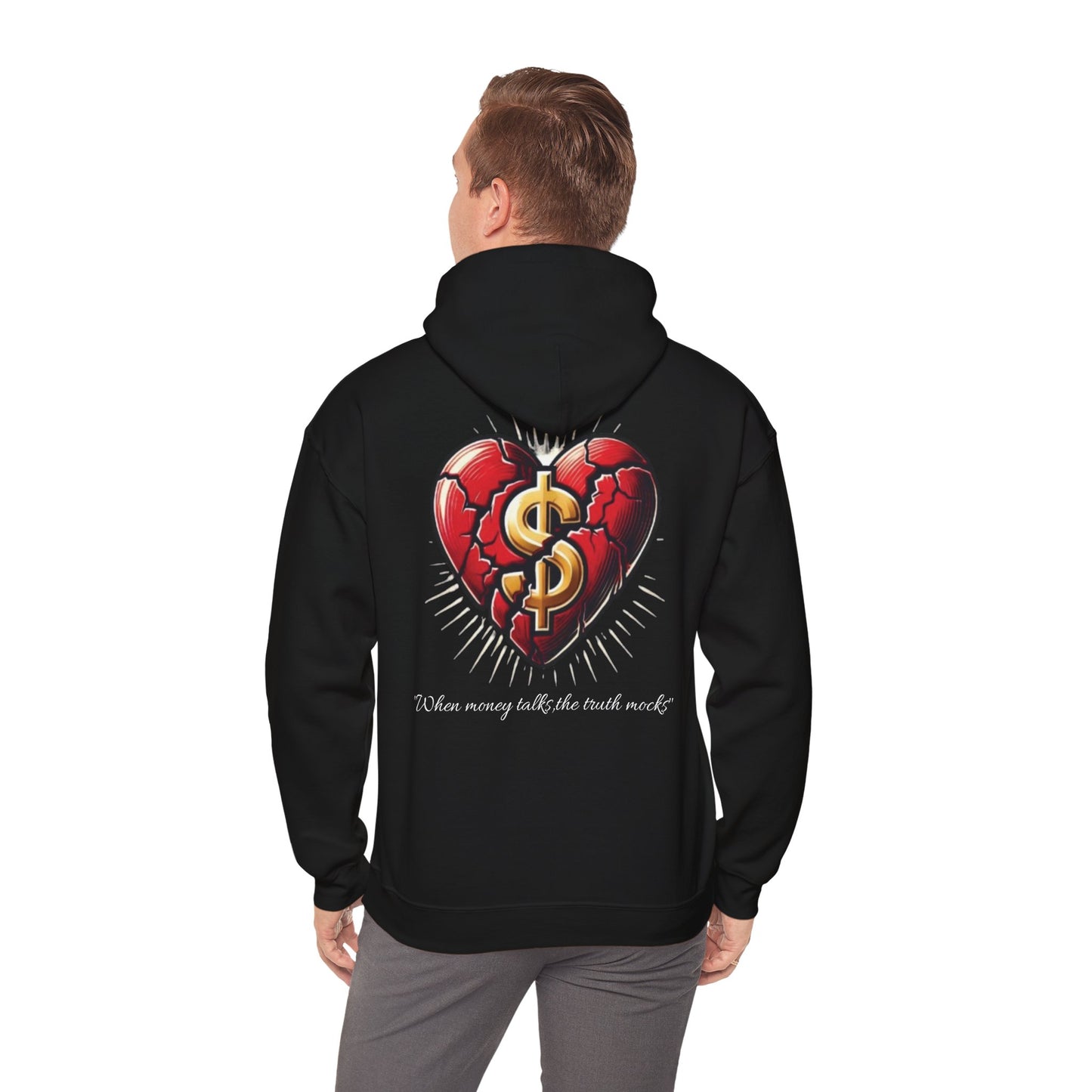 Hooded Sweatshirt with Quote - Soft & Durable Comfort