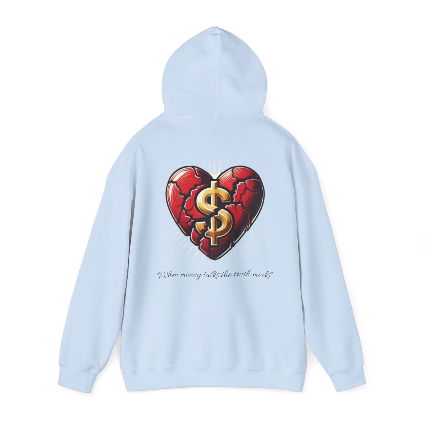 Hooded Sweatshirt with Quote - Soft & Durable Comfort