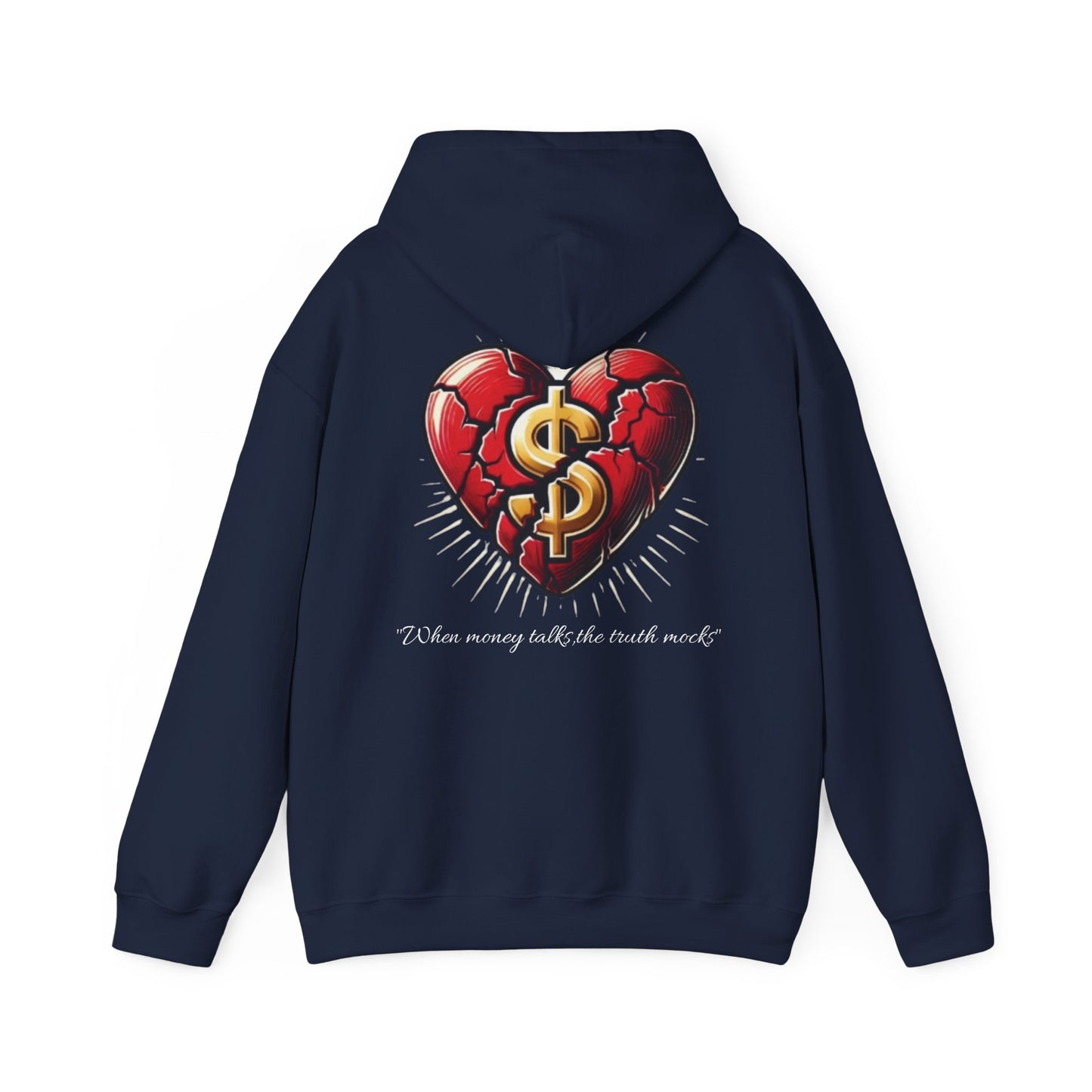 Hooded Sweatshirt with Quote - Soft & Durable Comfort