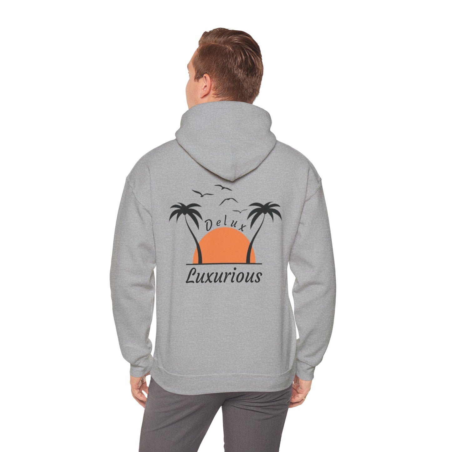 Heavy Blend Hooded Sweatshirt-Sunset & Chill Vibes