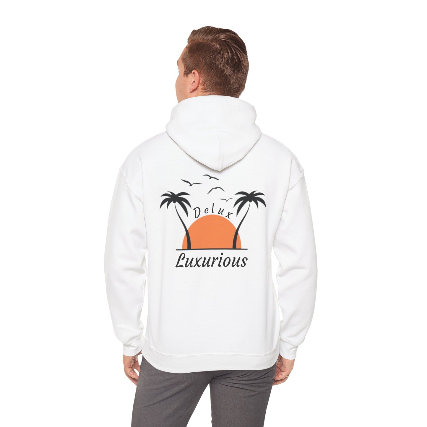 Heavy Blend Hooded Sweatshirt-Sunset & Chill Vibes