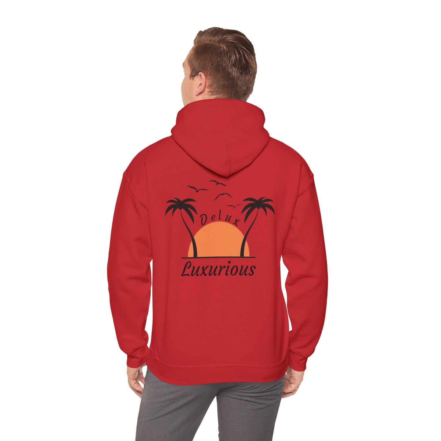 Heavy Blend Hooded Sweatshirt-Sunset & Chill Vibes